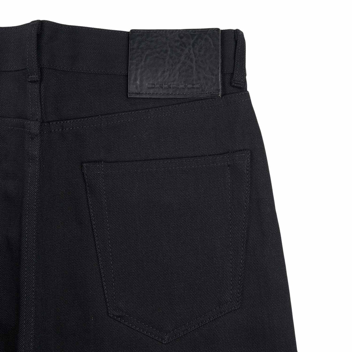 rick owens drkshdw jim cut denim pants (black) - a.plus