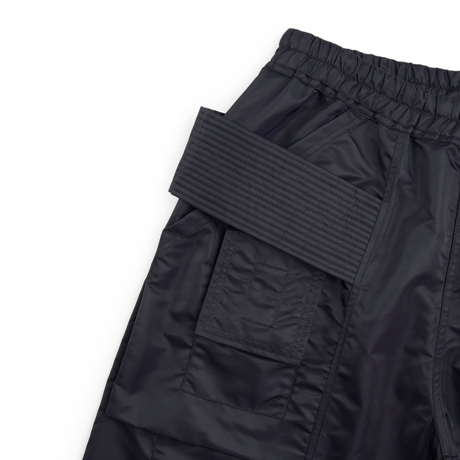 rick owens drkshdw creatch cargo drawstring  pants (black) - a.plus