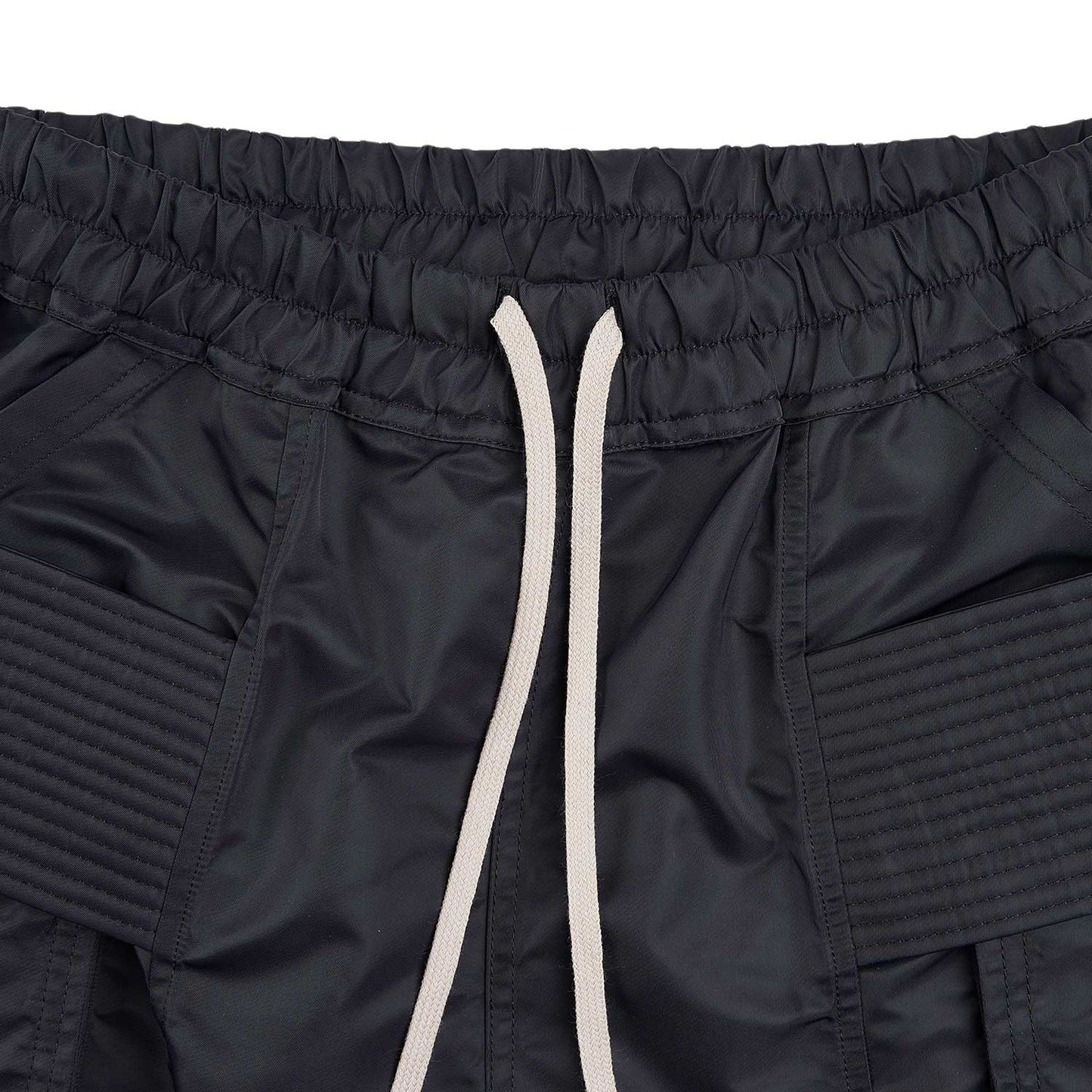 rick owens drkshdw creatch cargo drawstring  pants (black) - a.plus