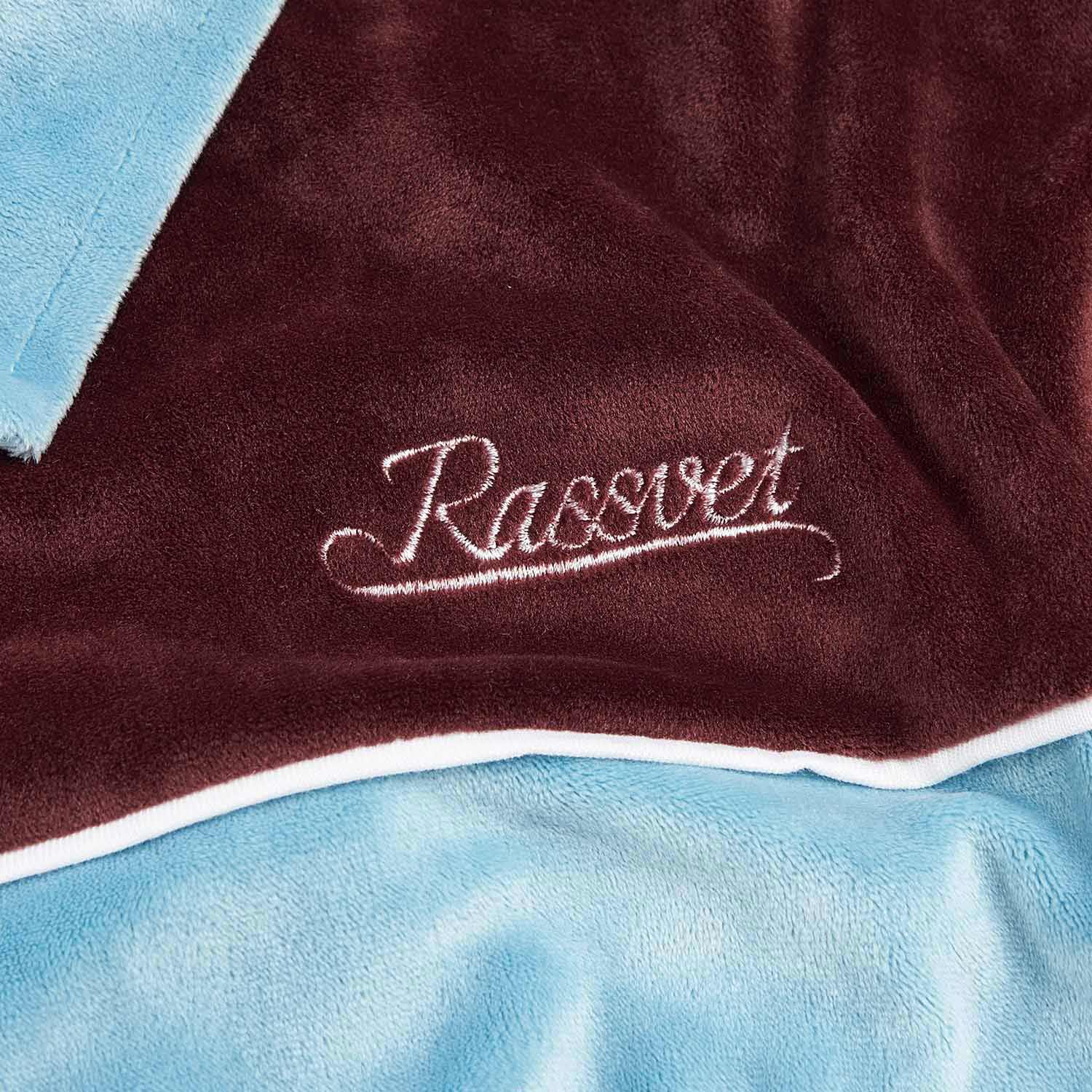 rassvet velours sports jacket (blue) - a.plus