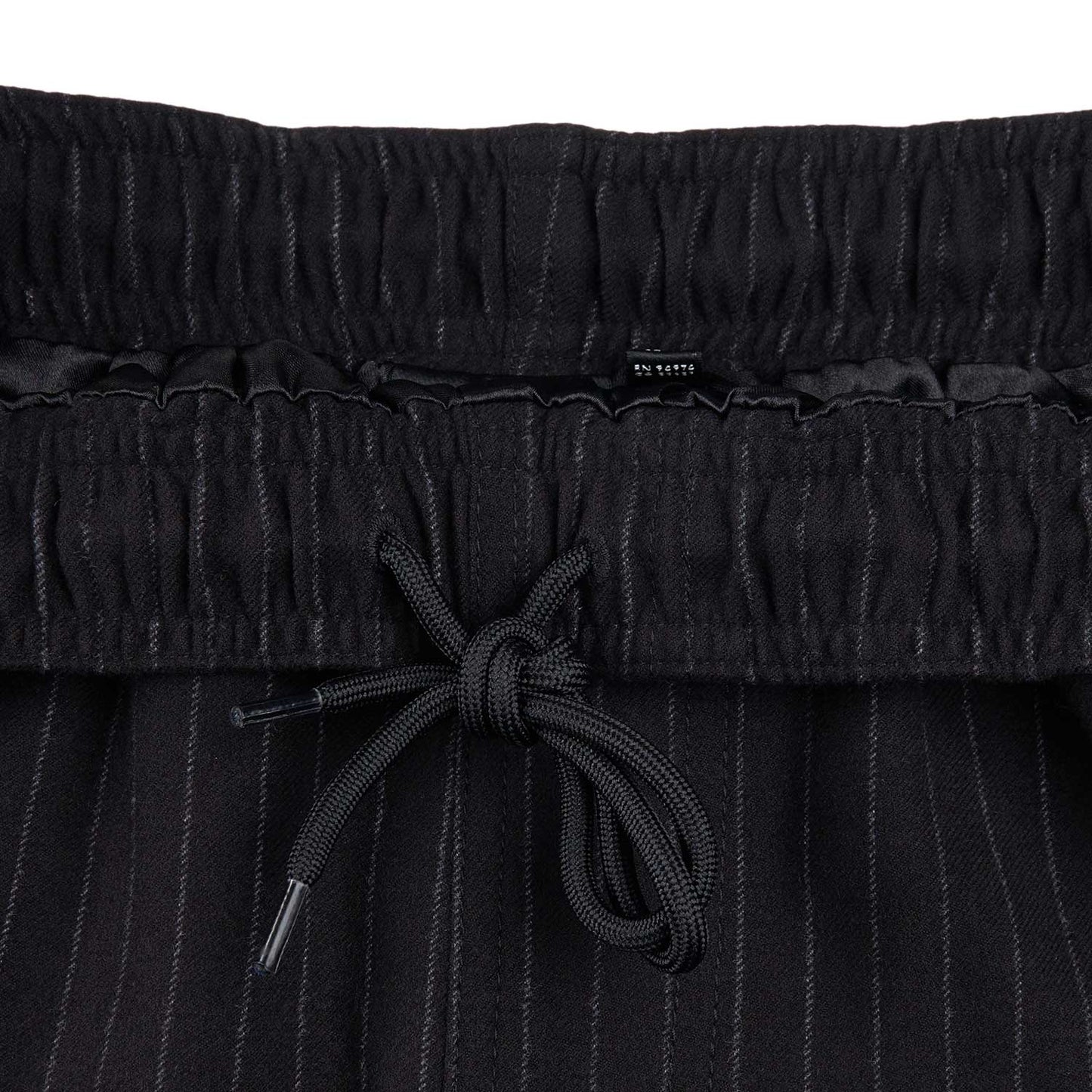 stüssy wool stripe beach pant (black) - a.plus