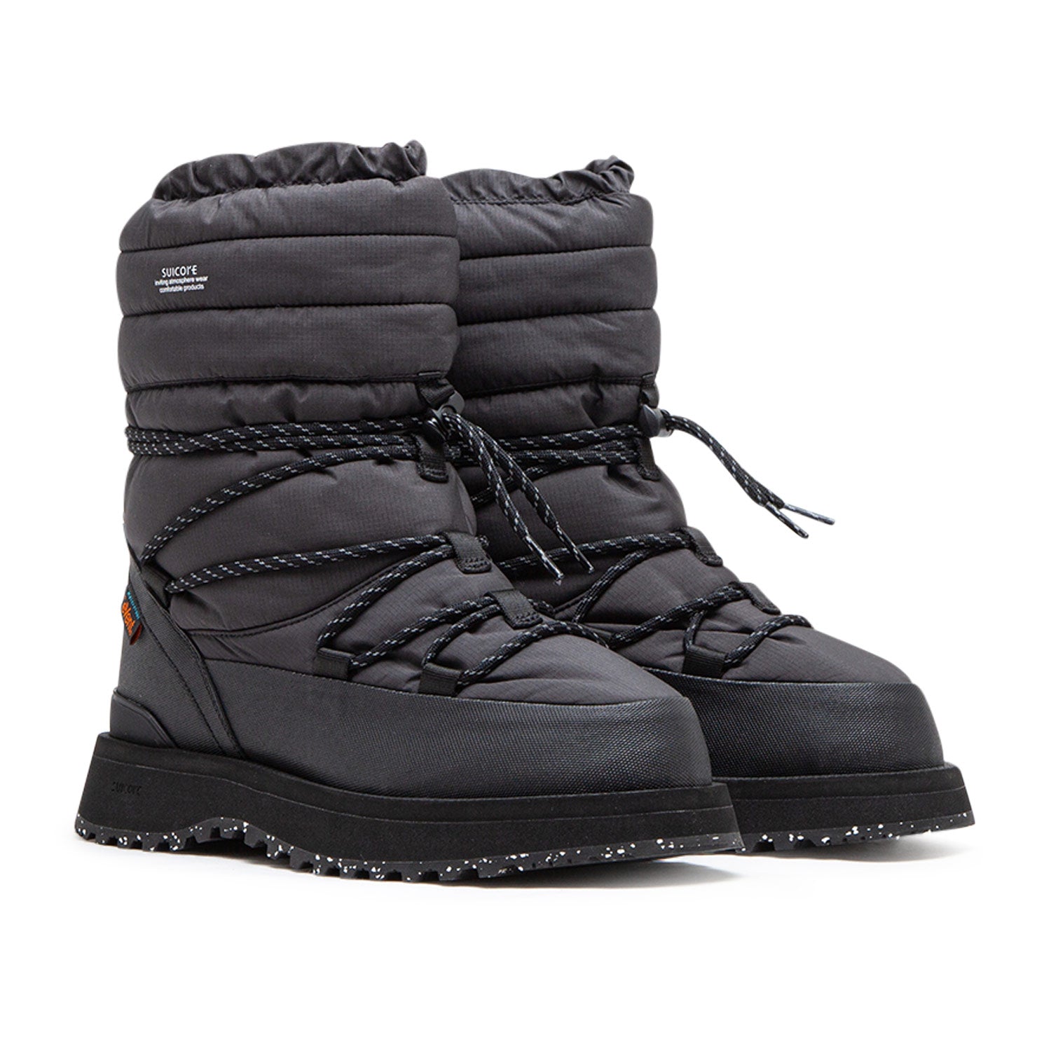 suicoke bower-evab-hi-lace (black) - a.plus