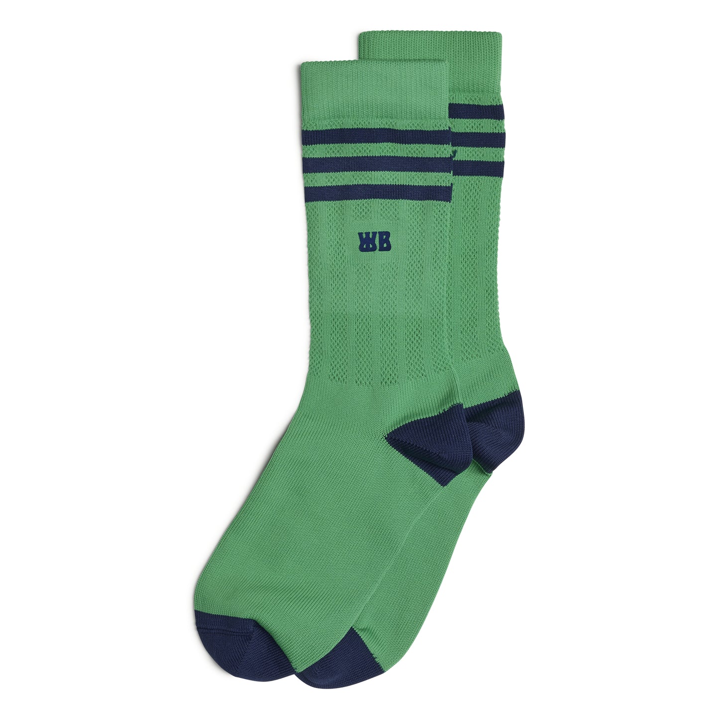 adidas x wales bonner socks (vivid green / collegiate navy) - a.plus