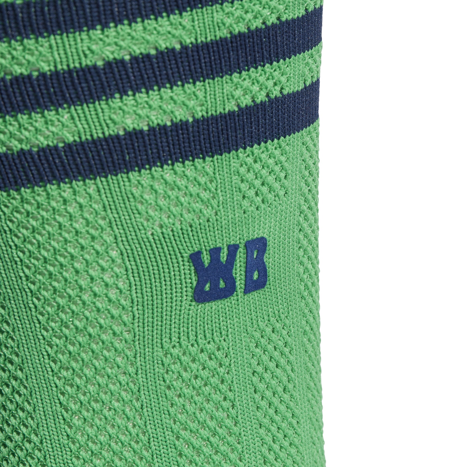 adidas x wales bonner socks (vivid green / collegiate navy) - a.plus