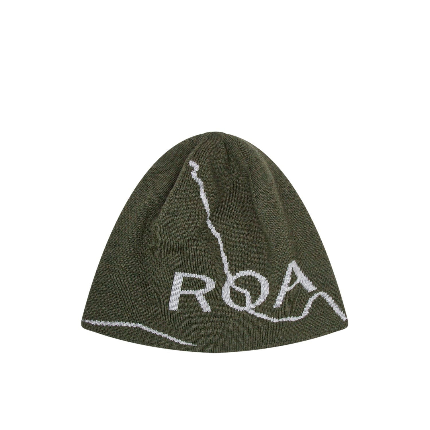 roa beanie logo (dark green) - a.plus