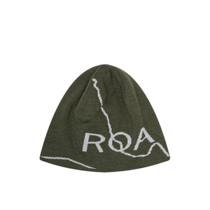 roa beanie logo (dark green) - a.plus