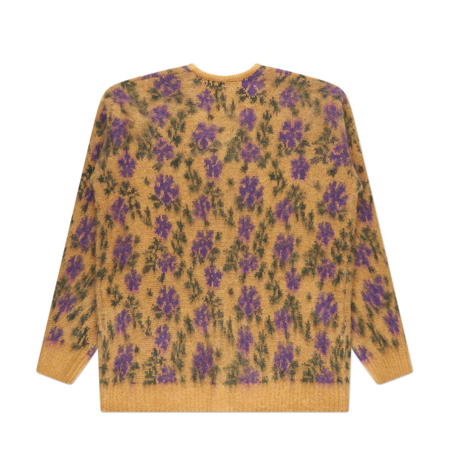 needles flower mohair cardigan (yellow) - a.plus