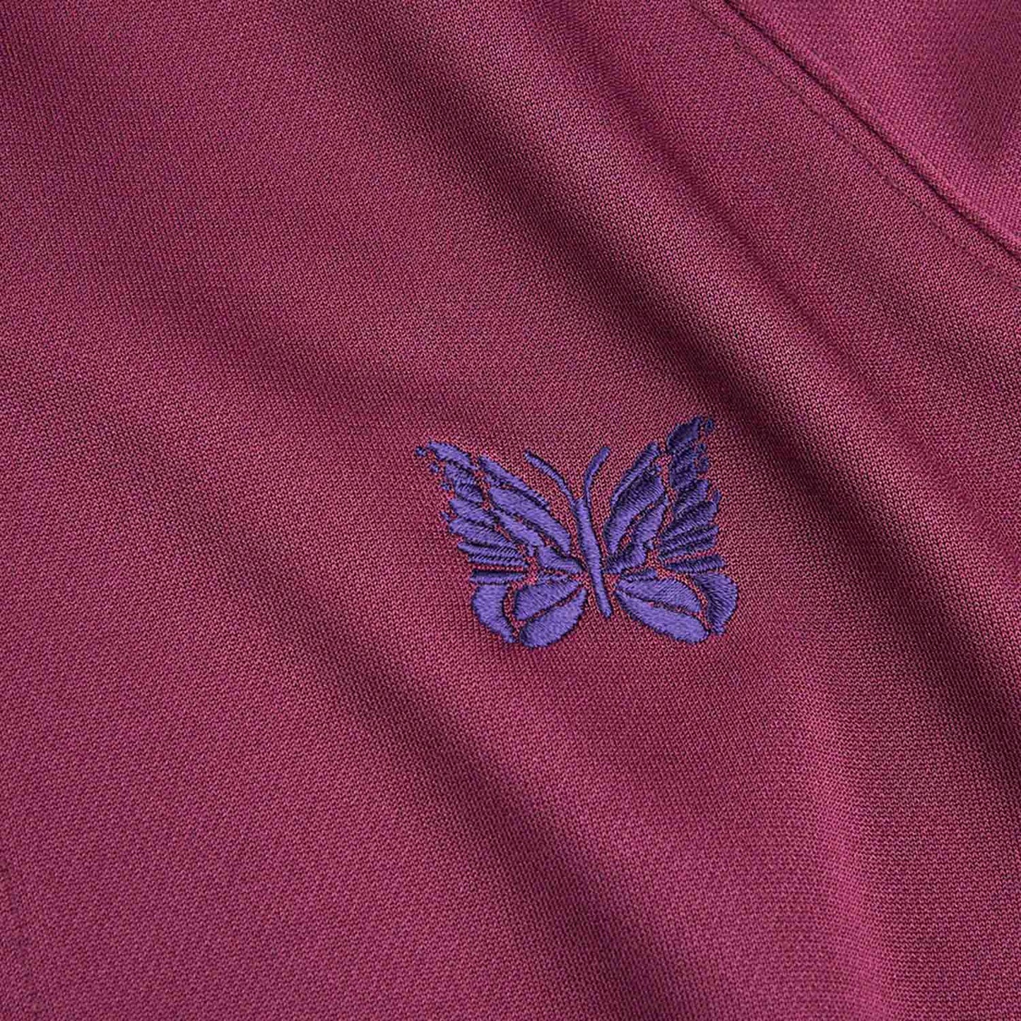 needles side stripe track jacket (wine) - a.plus