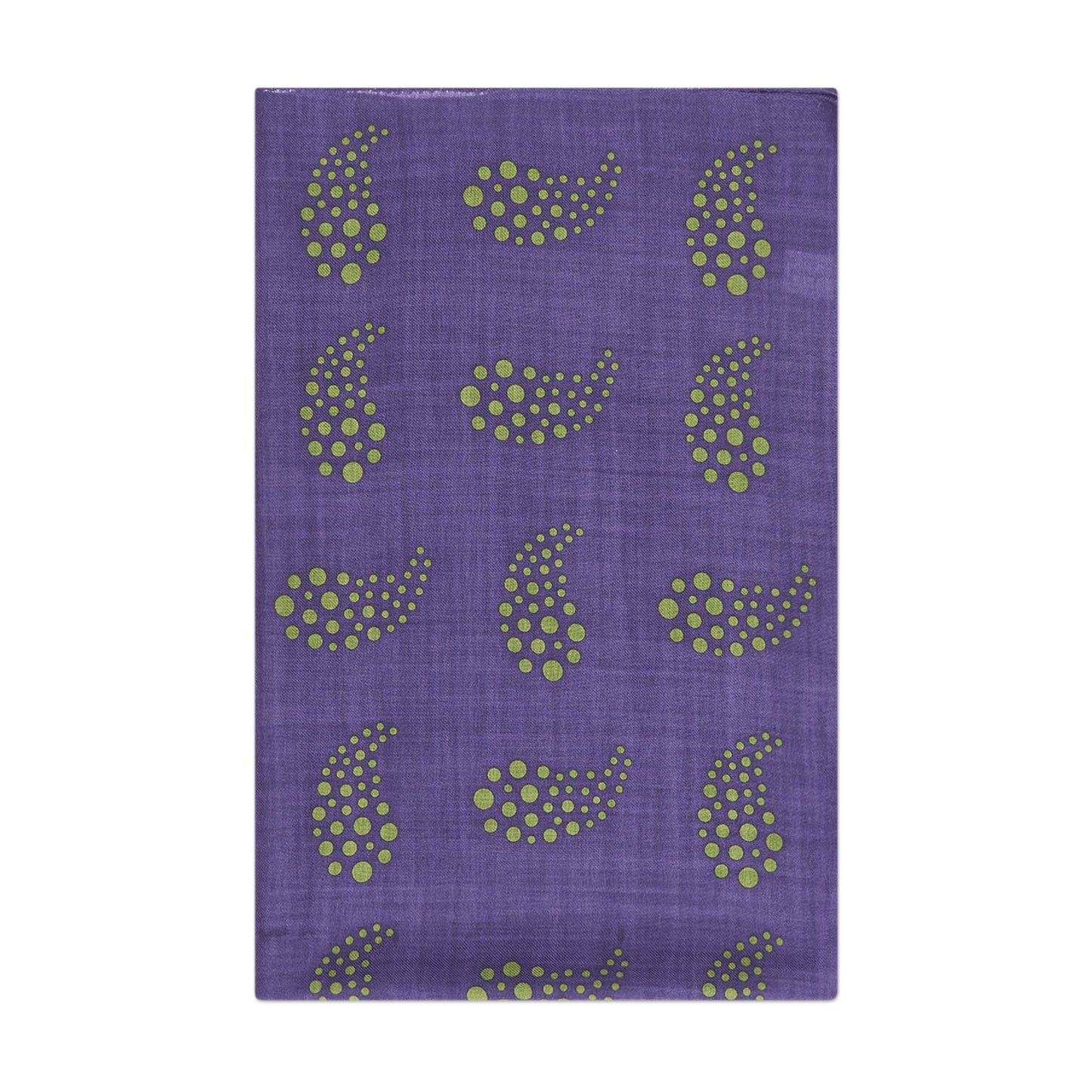 needles wool silk scarf (purple) - a.plus