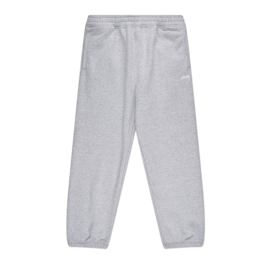 stüssy stock logo pant (grey heather) - a.plus