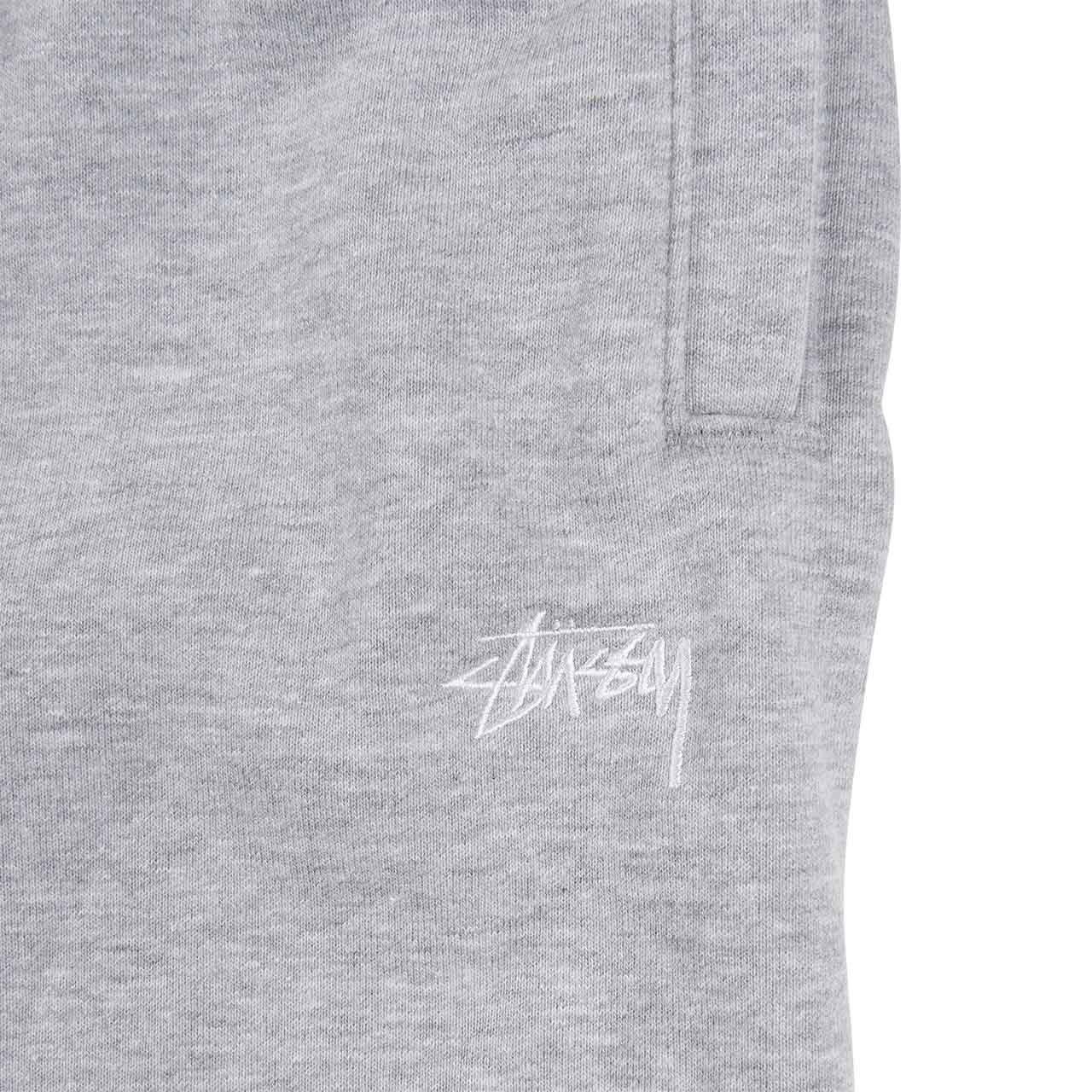 stüssy stock logo pant (grey heather) - a.plus