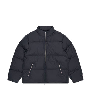 stüssy nylon down puffer (black) - a.plus