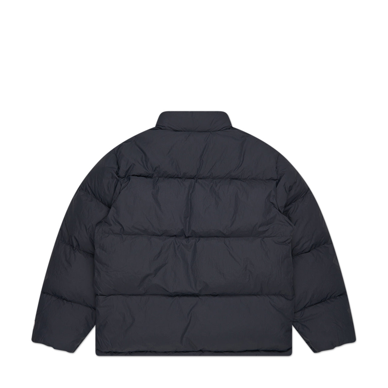 stüssy nylon down puffer (black) - a.plus