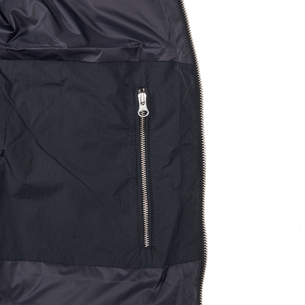 stüssy nylon down puffer (black) - a.plus