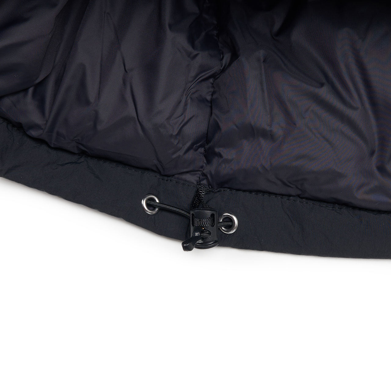 stüssy nylon down puffer (black) - a.plus