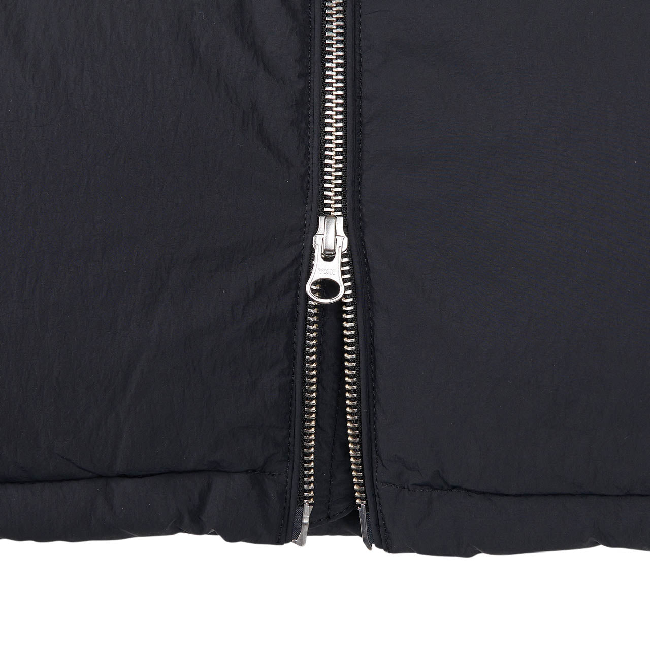 stüssy nylon down puffer (black) - a.plus