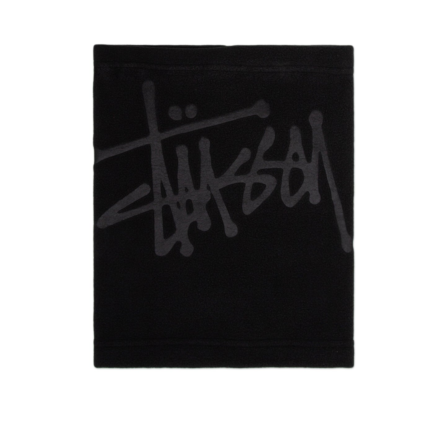 stüssy polar fleece neckwarmer (black) - a.plus