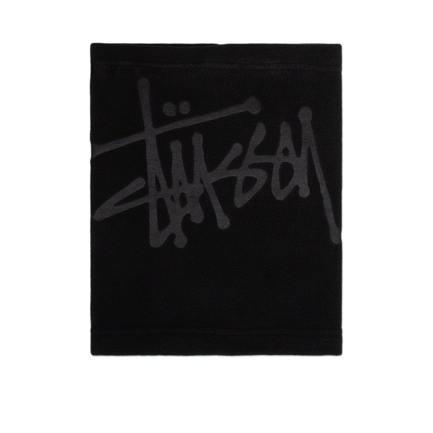 stüssy polar fleece neckwarmer (black) - a.plus