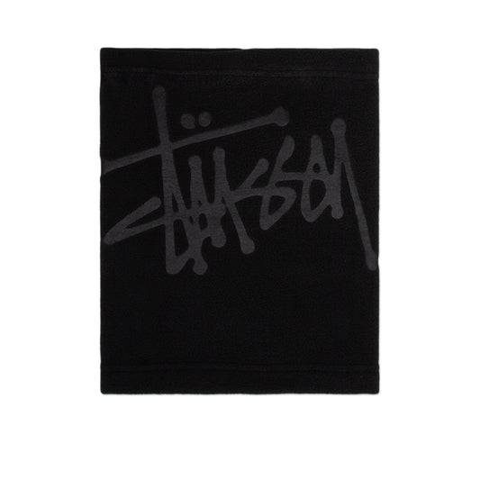 stüssy polar fleece neckwarmer (black) - a.plus