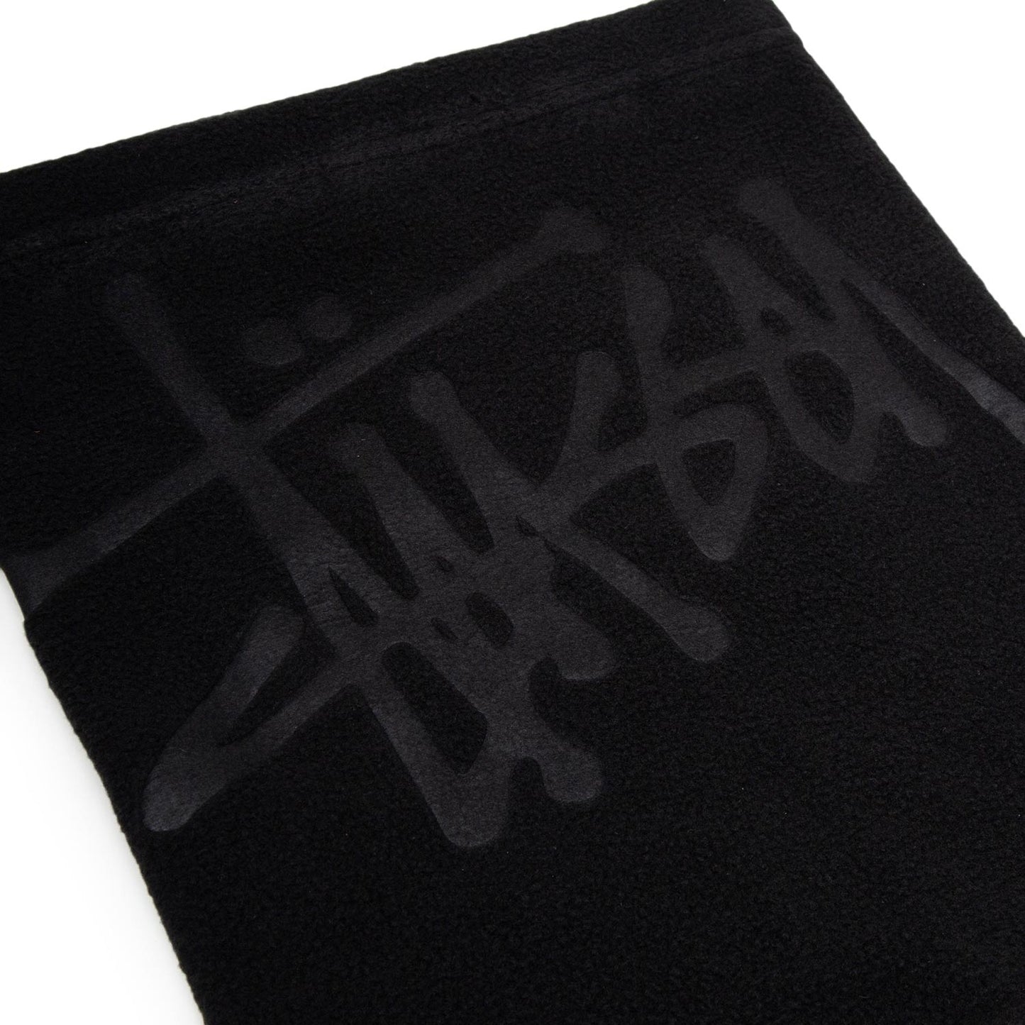 stüssy polar fleece neckwarmer (black) - a.plus