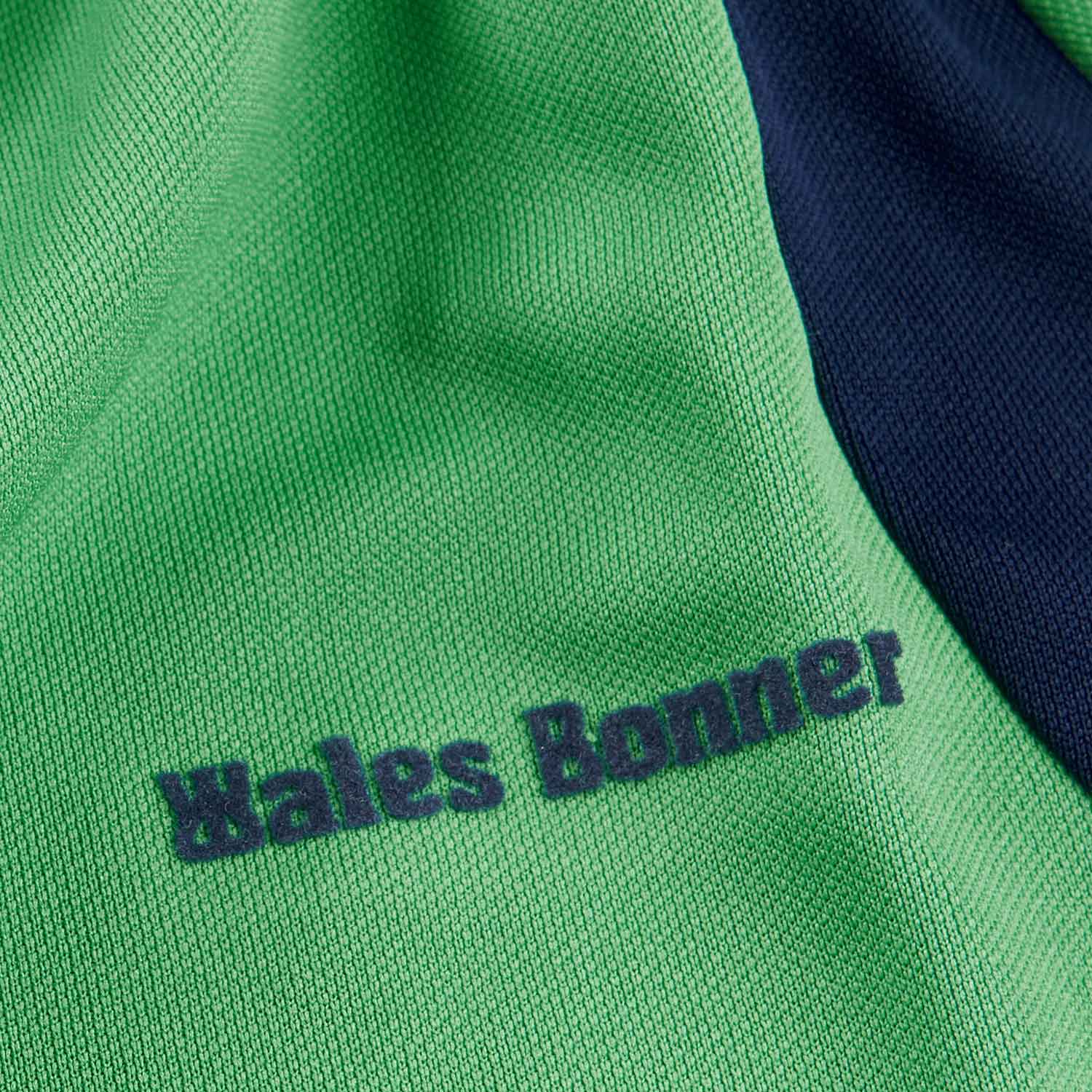adidas x wales bonner football t-shirt (vivid green) - a.plus