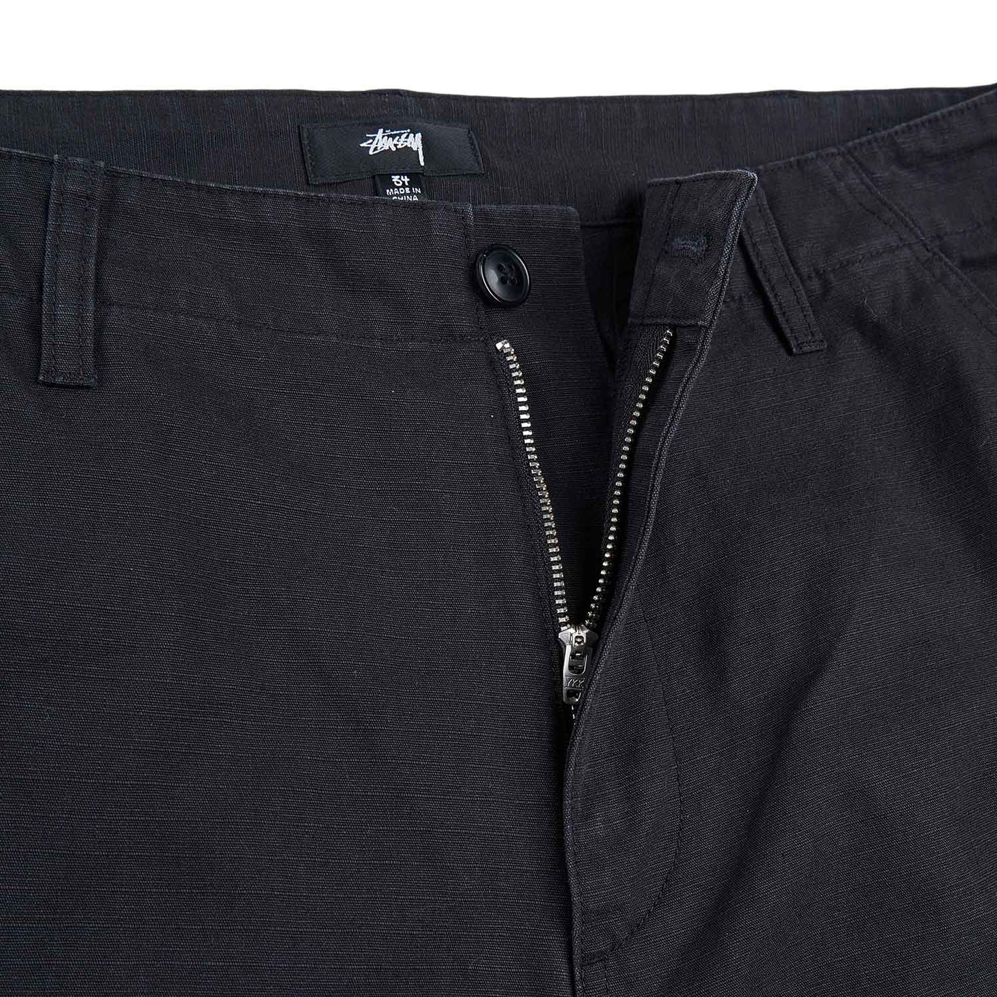 stüssy riptstop surplus cargo (black) - a.plus