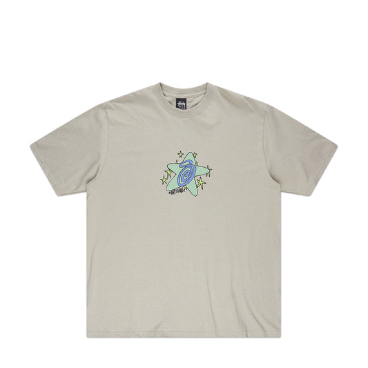 stüssy galaxy t-shirt (khaki) - a.plus