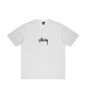 stüssy small stock pigment dyed t-shirt (natural) - a.plus