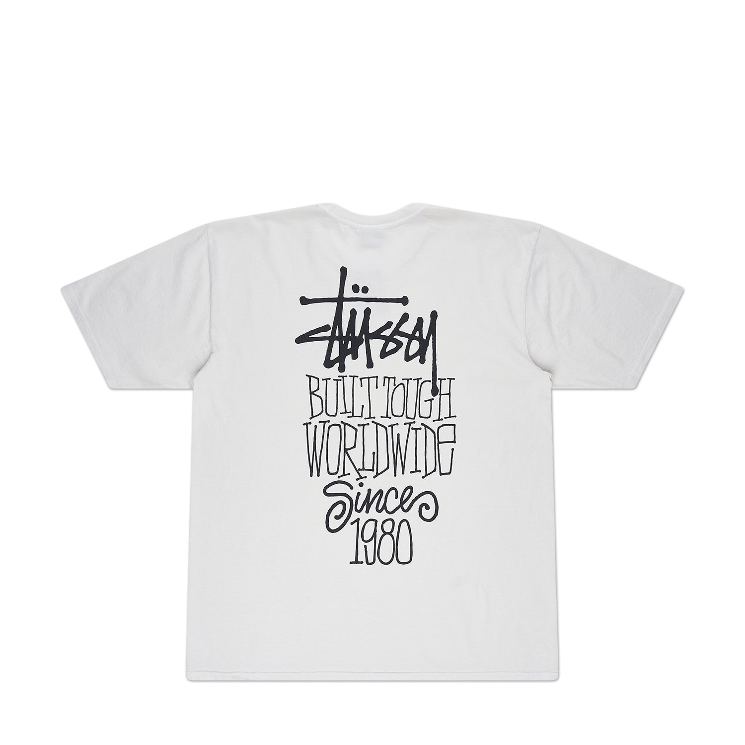 stüssy built tough pigment dyed t-shirt (natural) - a.plus