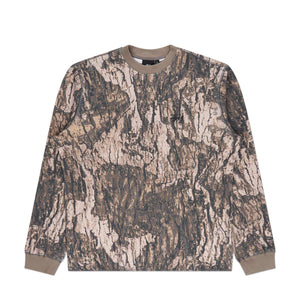 stüssy basic stock longsleeve thermal (relic camo) - a.plus