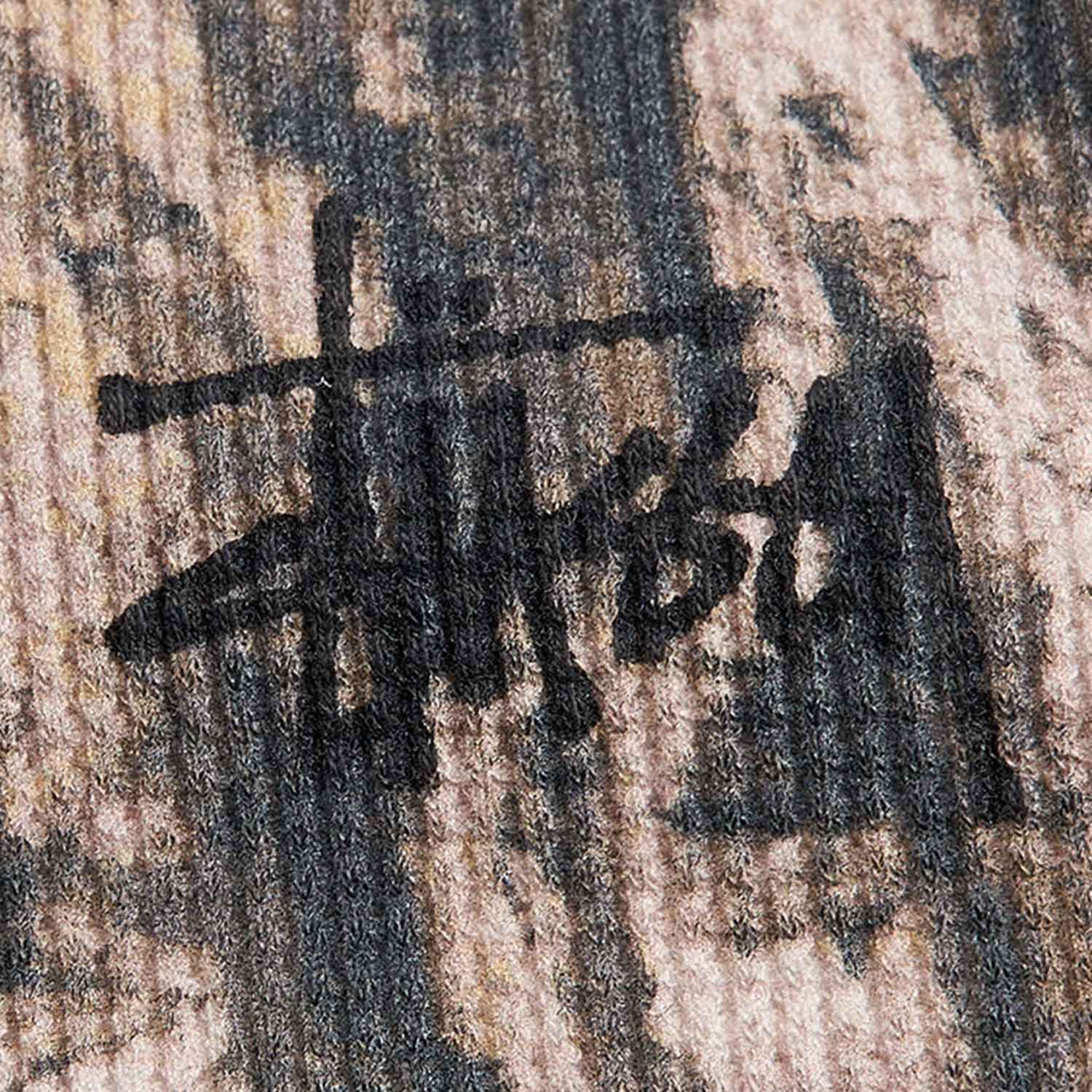 stüssy basic stock longsleeve thermal (relic camo) - a.plus
