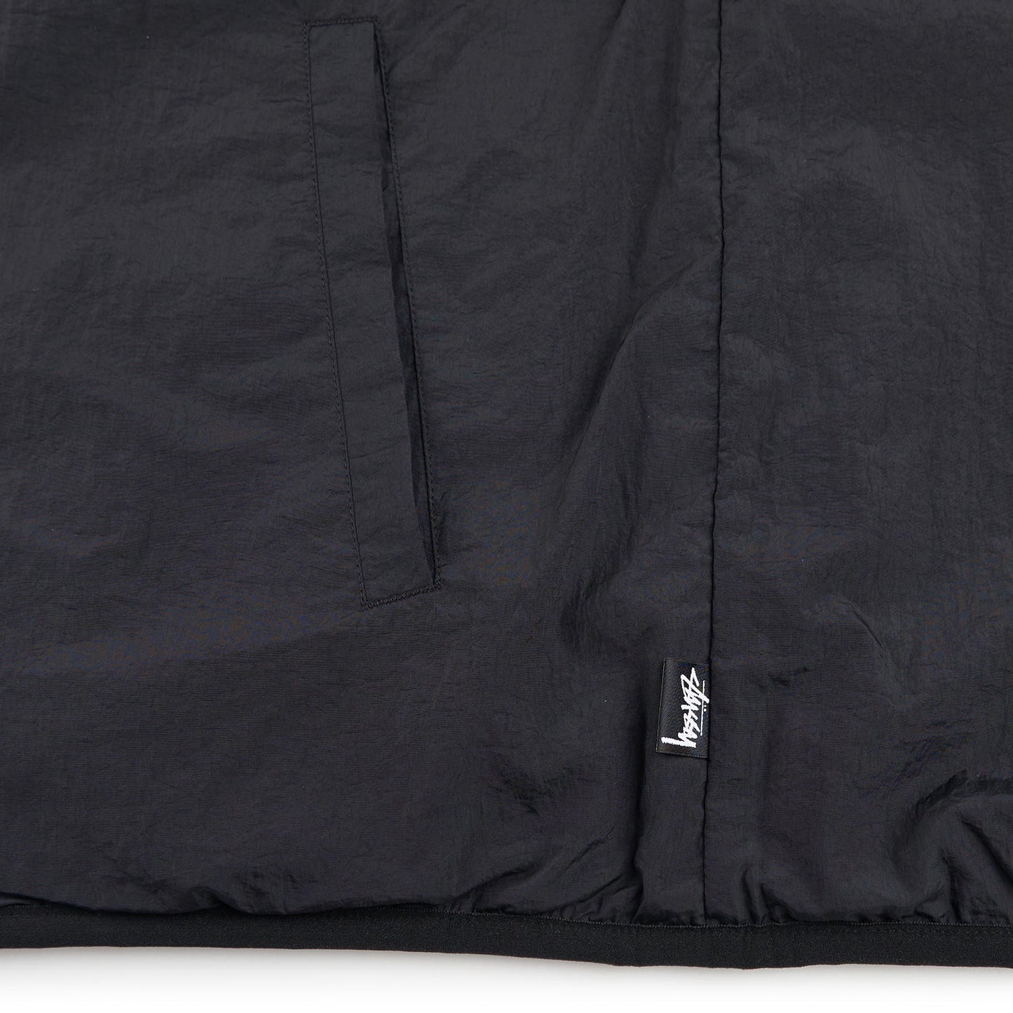 stüssy sherpa reversible vest (olive) - a.plus