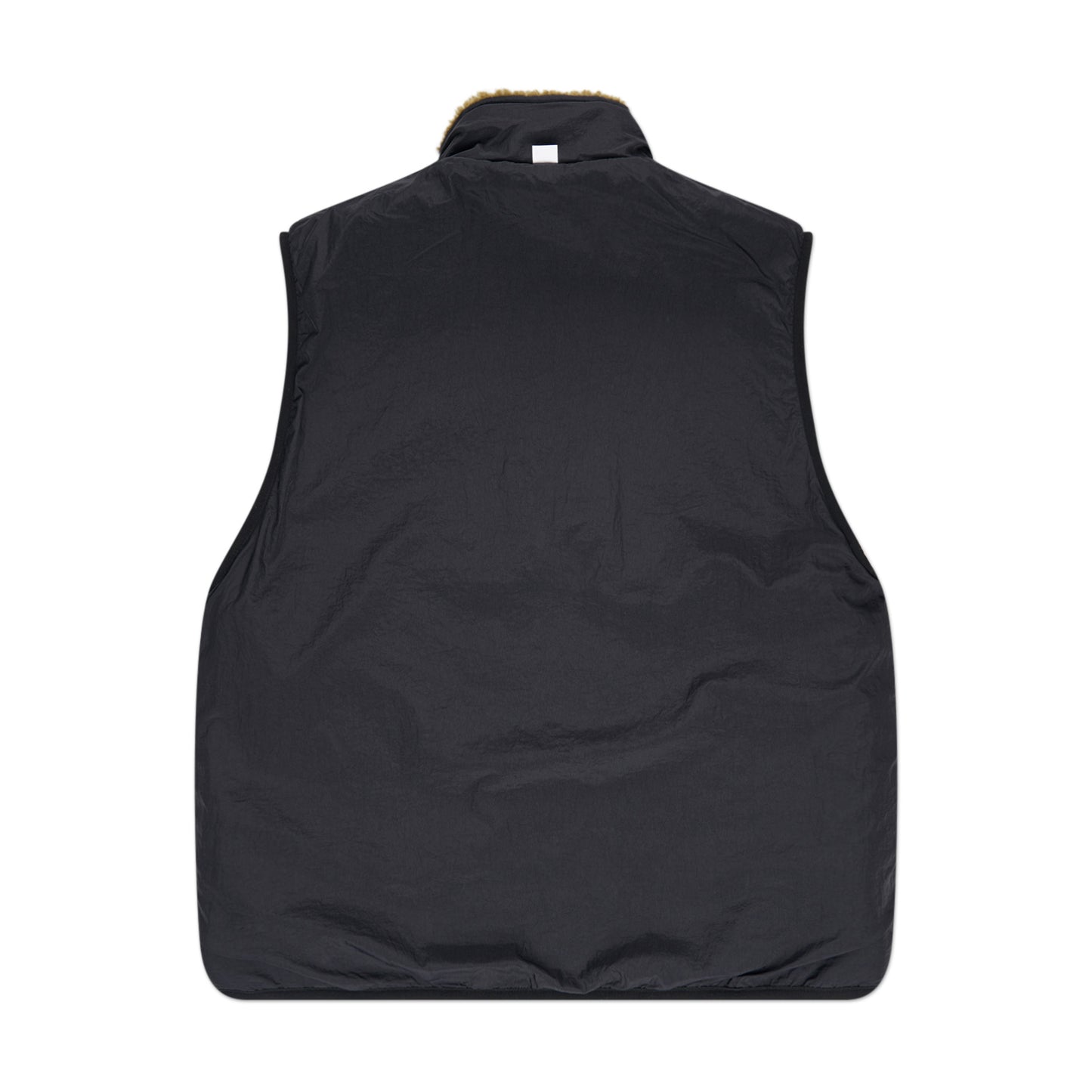 stüssy sherpa reversible vest (olive) - a.plus