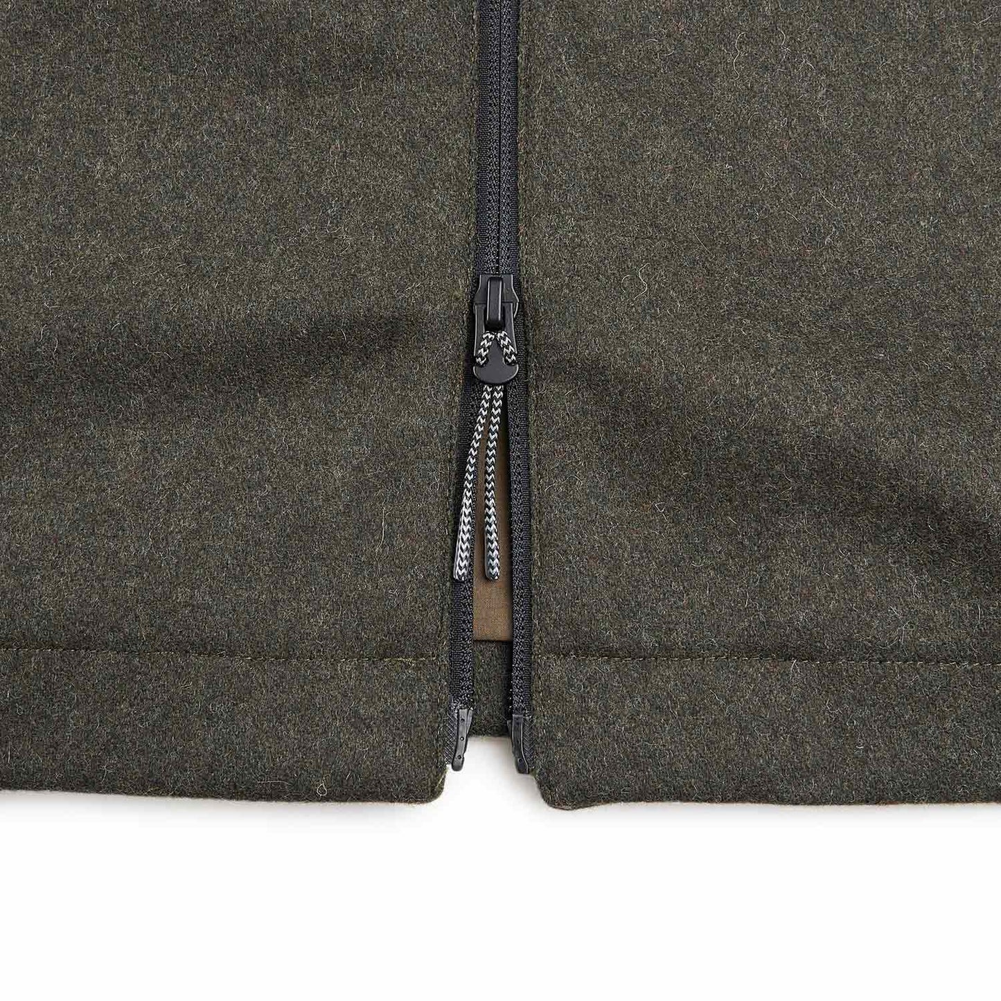 roa zip up shirt jacket (olive) - a.plus