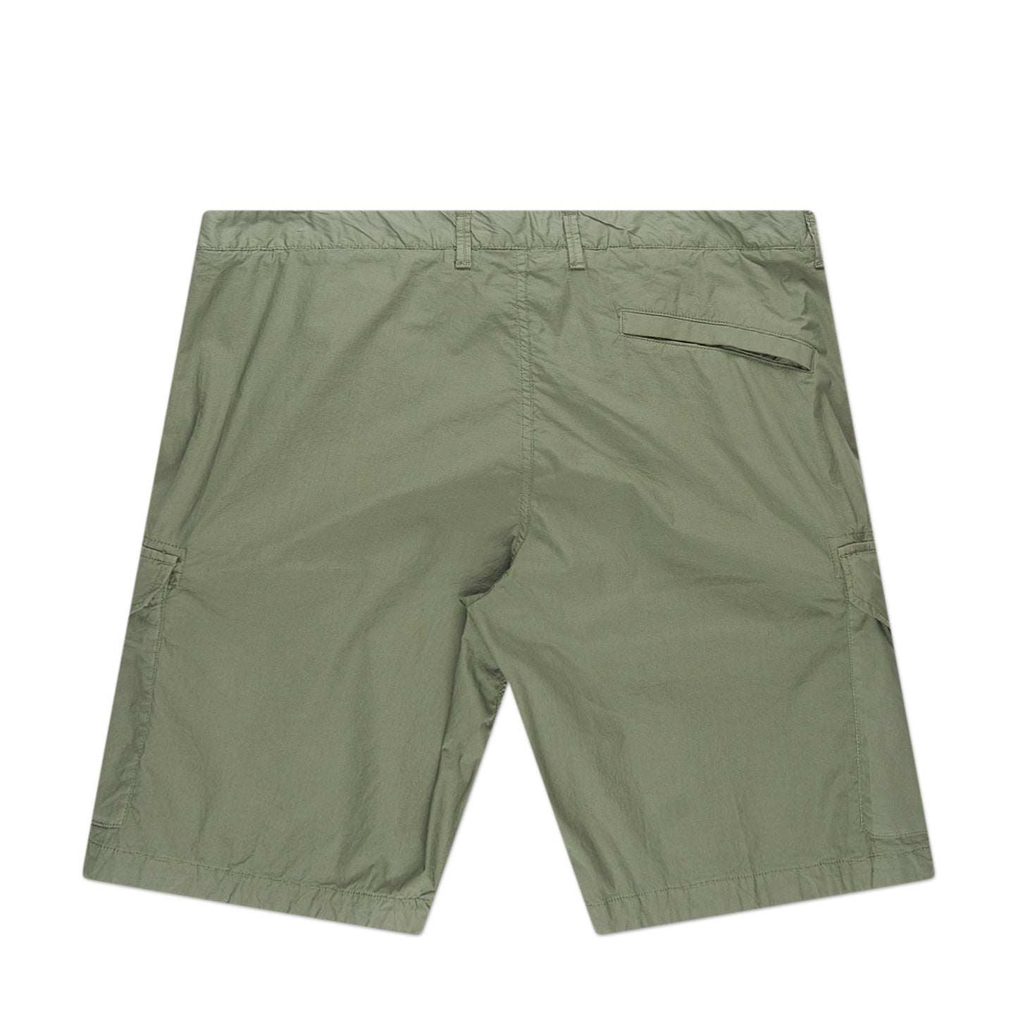 stone island old effect cargo bermuda shorts (olive) - a.plus