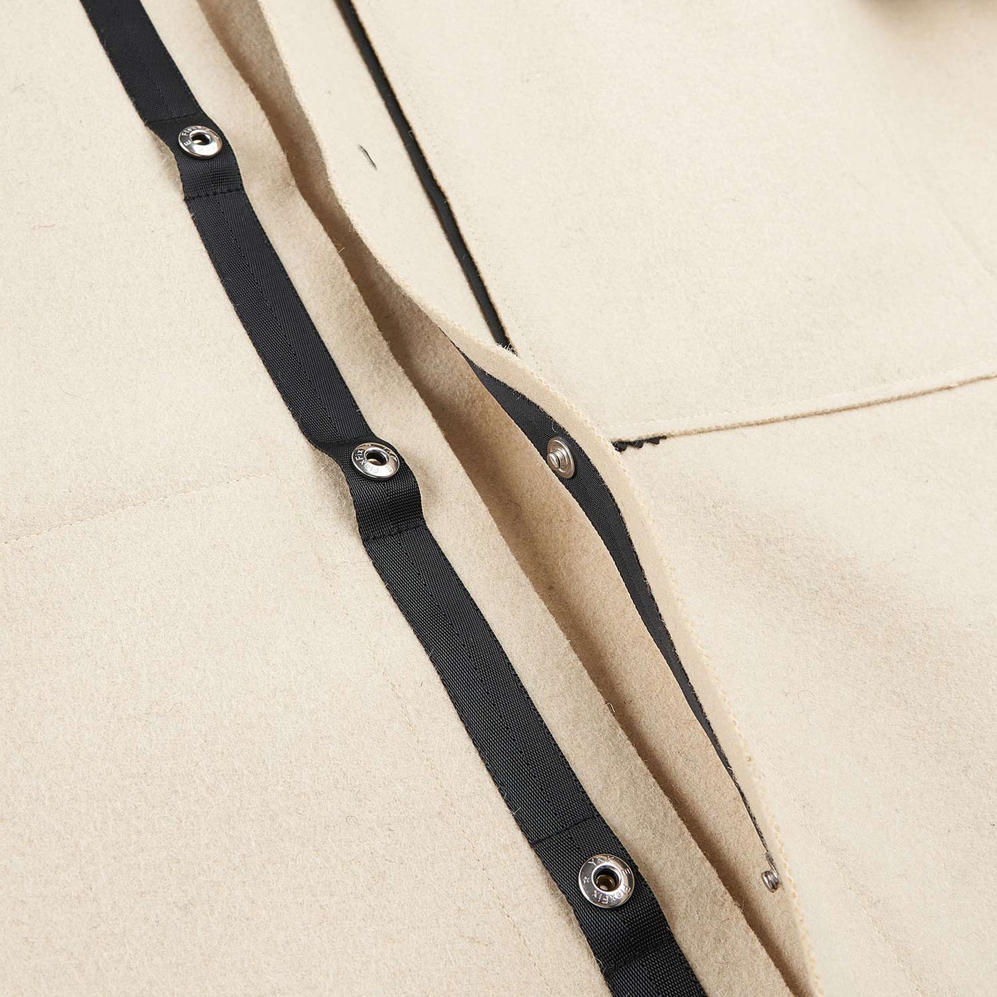 acronym j70-bu burel® wool jacket (white) - a.plus