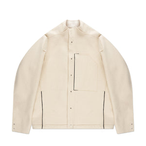 acronym j70-bu burel® wool jacket (white) - a.plus