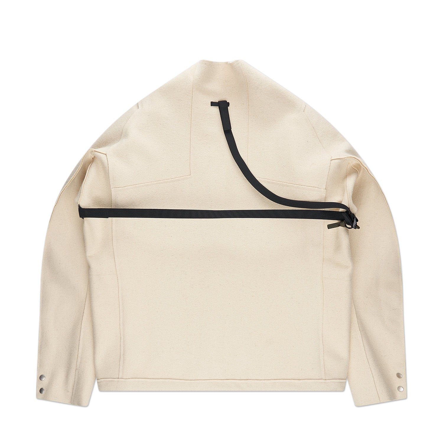 acronym j70-bu burel® wool jacket (white) - a.plus
