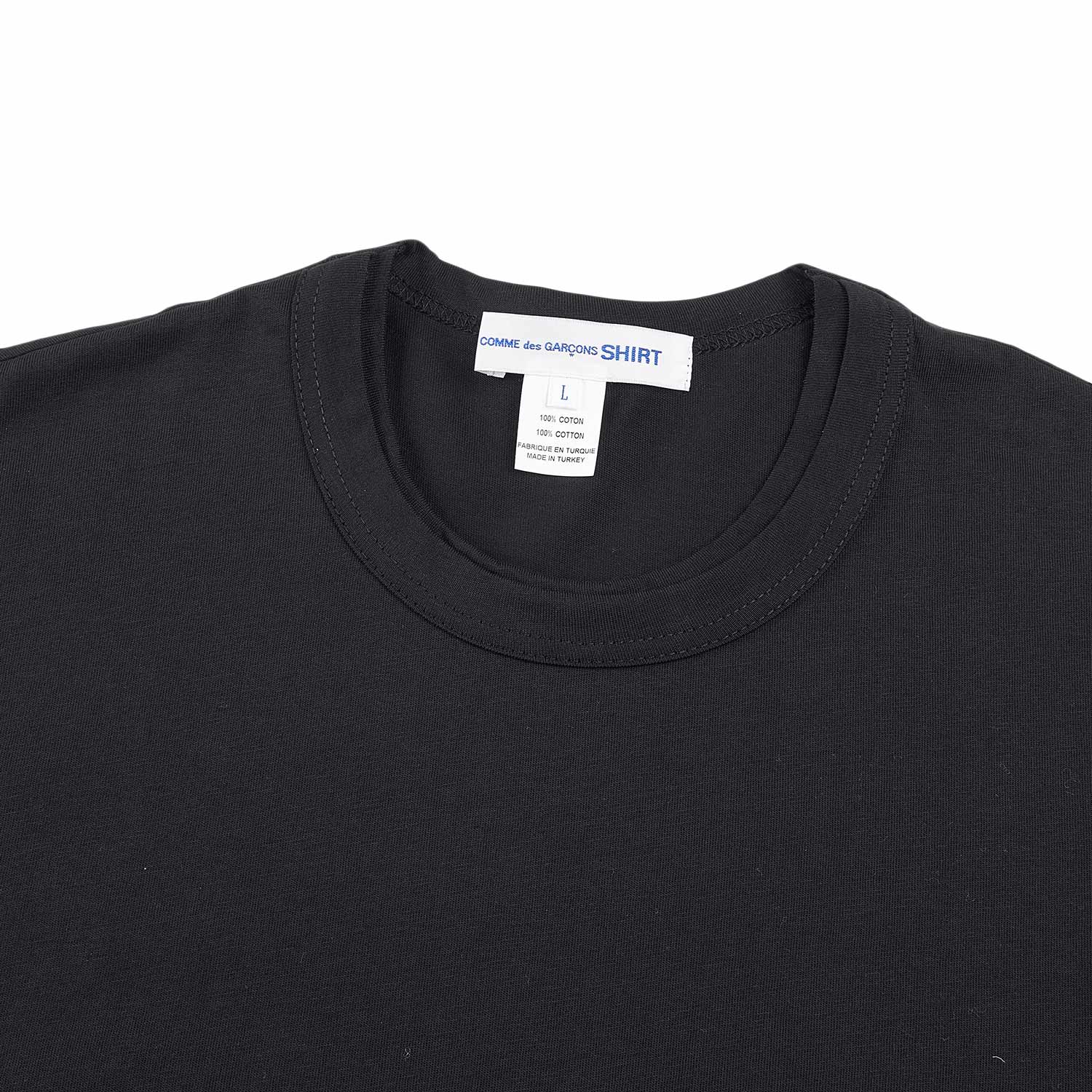 comme des garçons shirt knit t-shirt (black) - a.plus