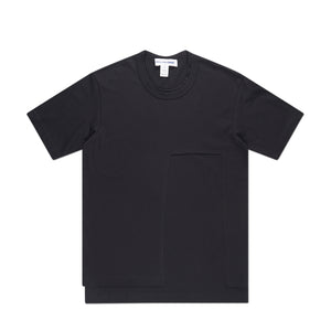 comme des garçons shirt knit t-shirt (black) - a.plus
