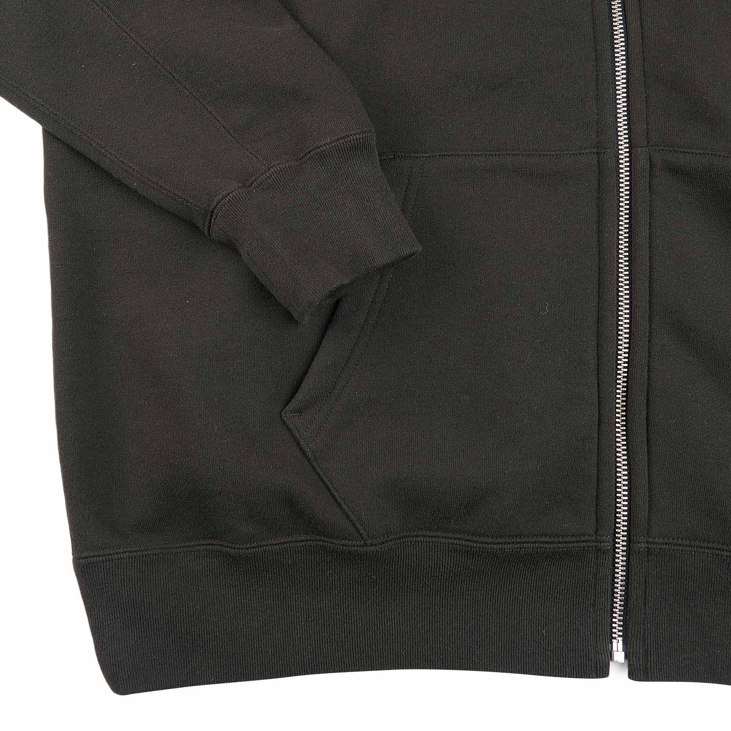 cav empt taped cut zip heavy hoody (black) - a.plus