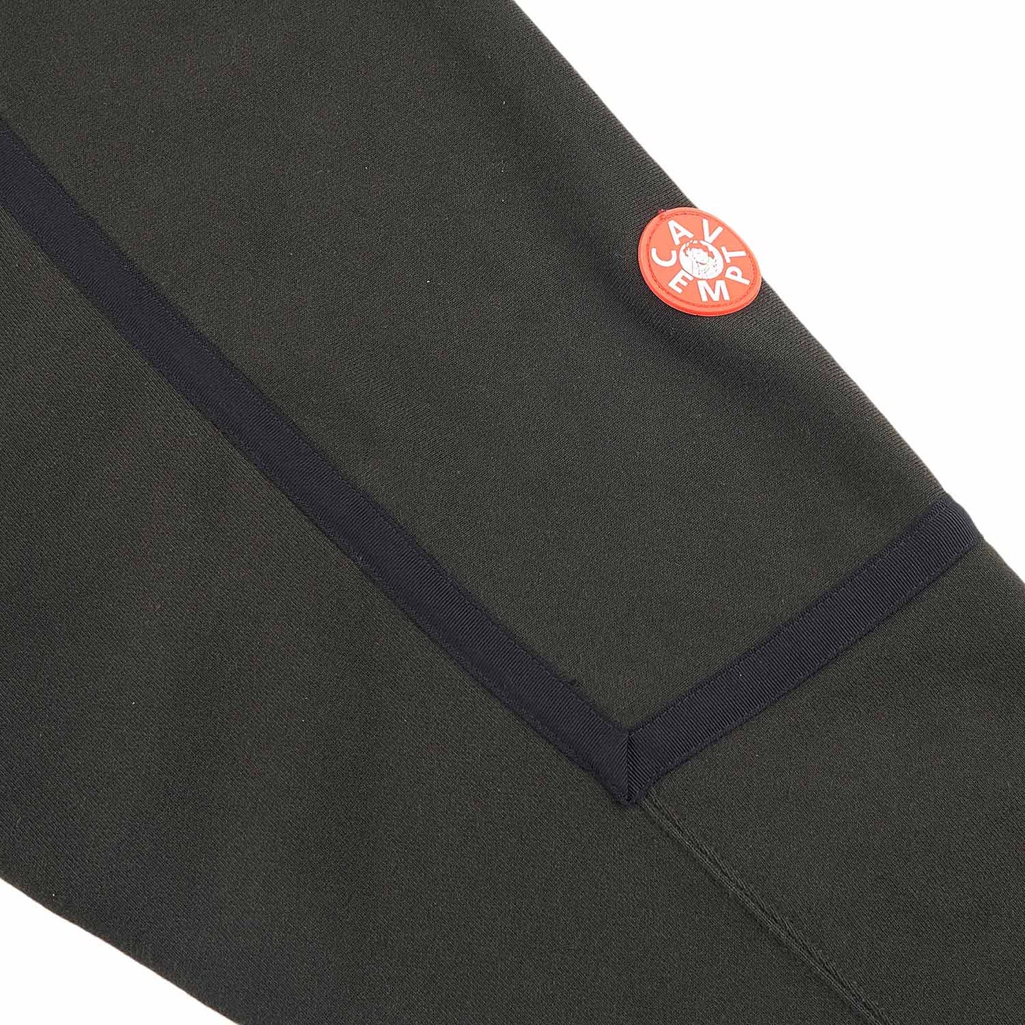 cav empt taped cut zip heavy hoody (black) - a.plus