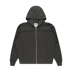 cav empt taped cut zip heavy hoody (black) - a.plus
