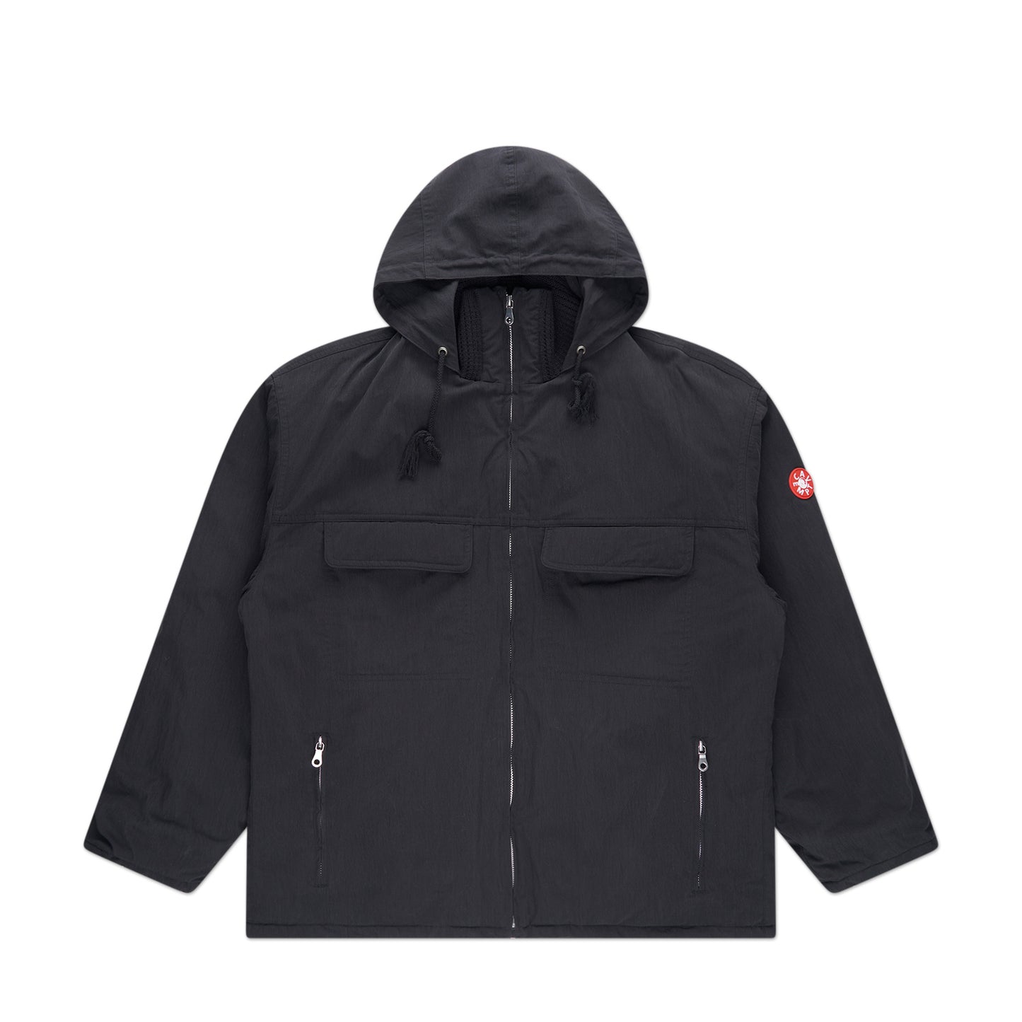 cav empt cn rib collar zip jacket (black) - a.plus