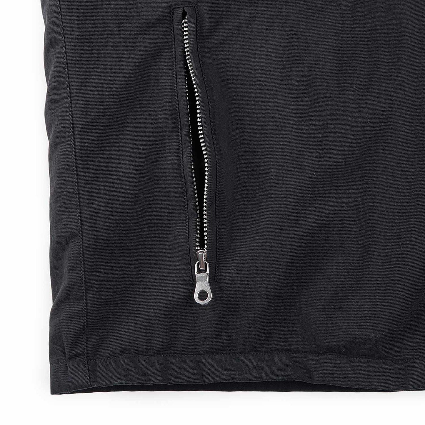 cav empt cn rib collar zip jacket (black) - a.plus