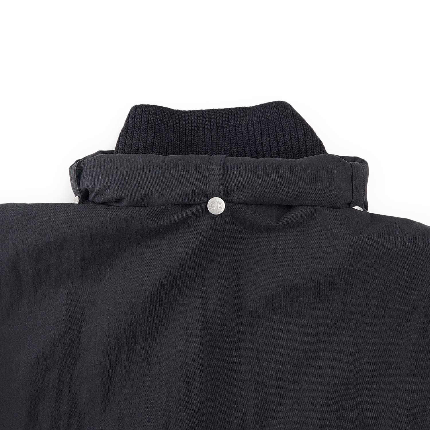 cav empt cn rib collar zip jacket (black) - a.plus