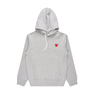 comme des garçons play sweatshirt knit (grey) - a.plus