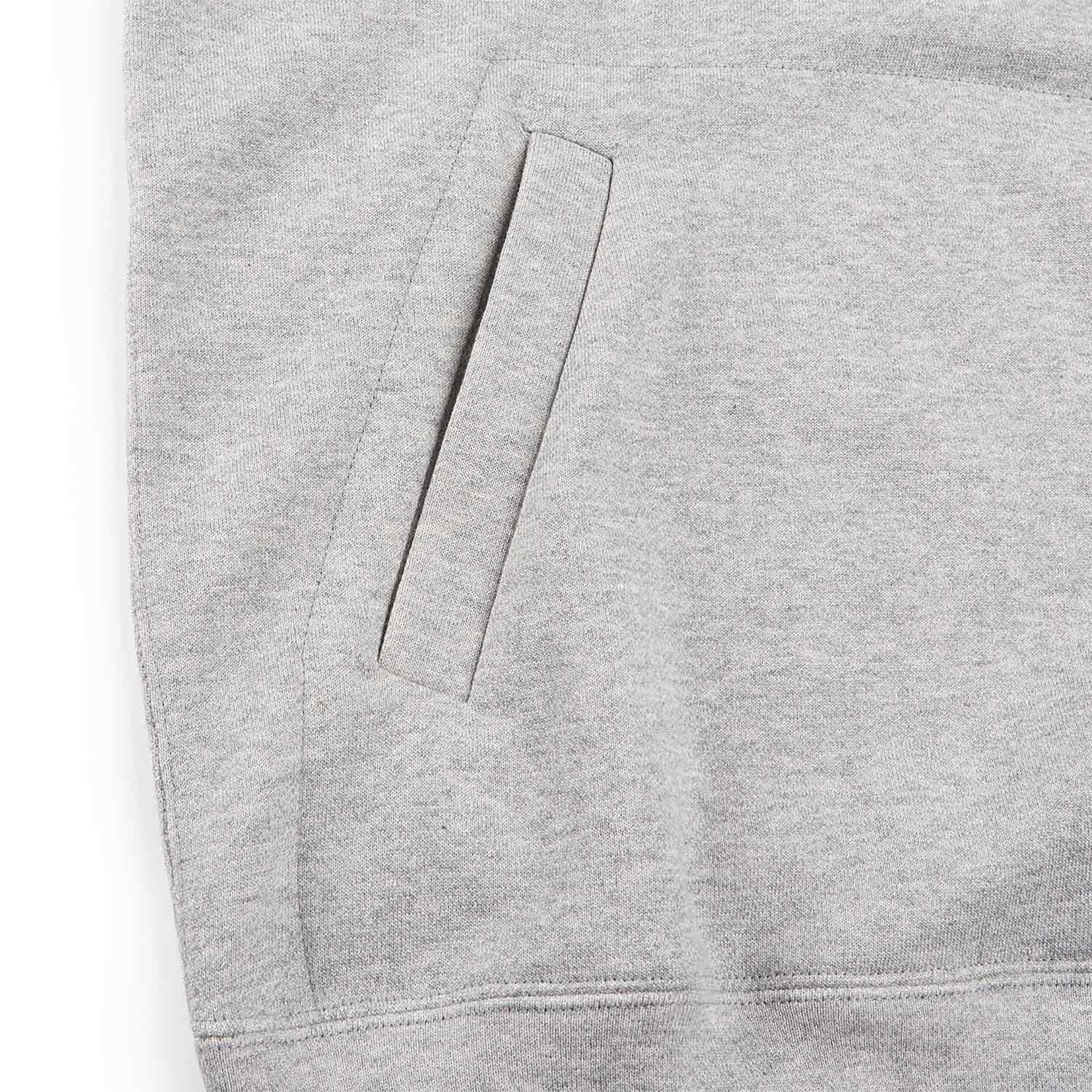 comme des garçons play sweatshirt knit (grey) - a.plus