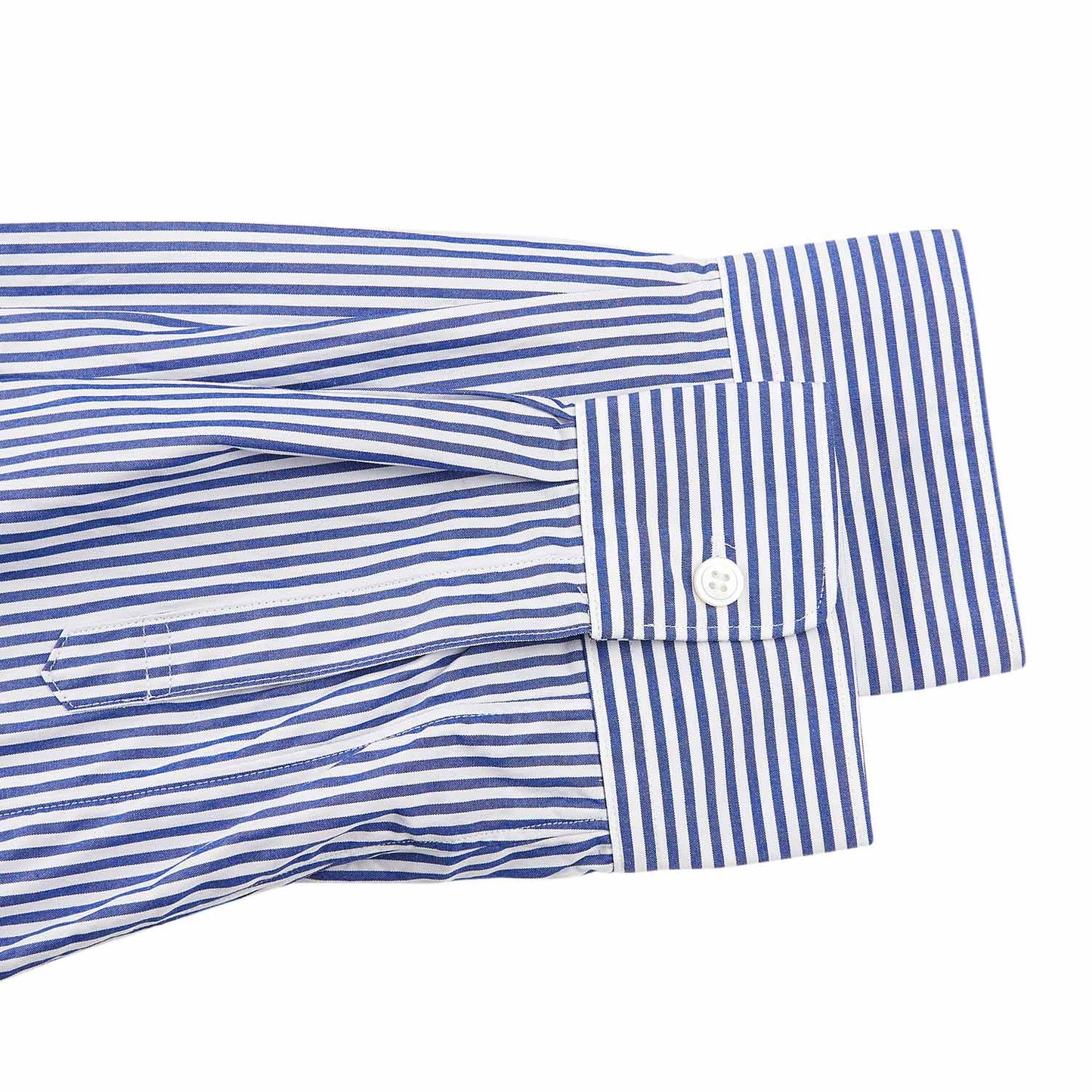 comme des garçons play shirt woven (blue / white) - a.plus