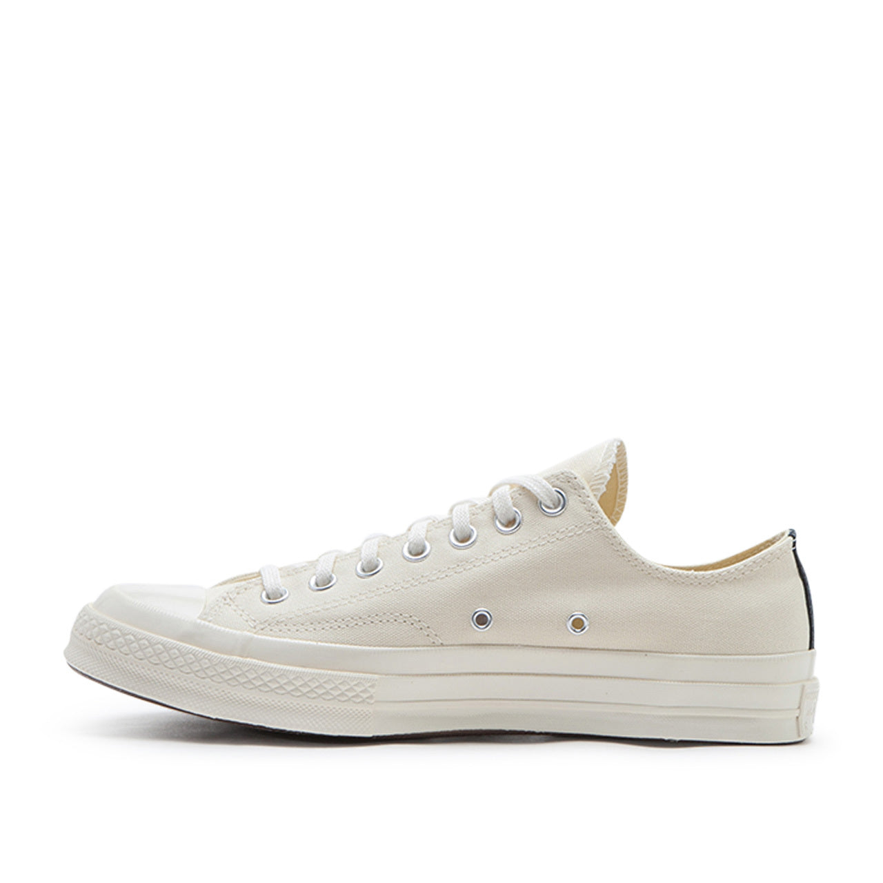 comme des garçons play x converse big heart chuck taylor all star 70 low (white) - a.plus